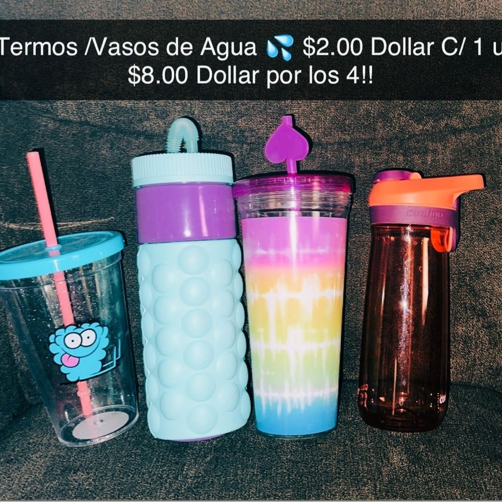 Colorful Party Tumbler Set